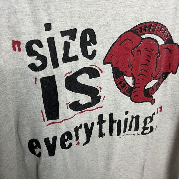 Elephant Red Brew Anheuser Busch Beer Vintage Tank Top Mens XL Gray Graphic RARE - Picture 3 of 9